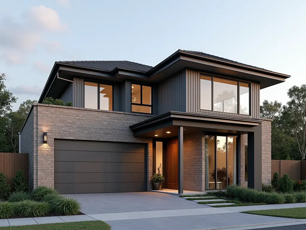 Modern two-story home in Glen Waverley, showcasing Lime Financial's mortgage services